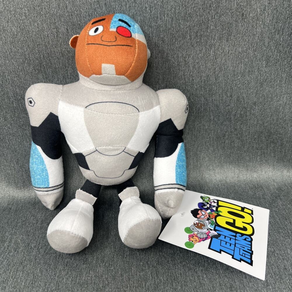 Teen Titans Go Cyborg Plush 9 Inch DC Comics Stuffed Animal Toy Factory NWT